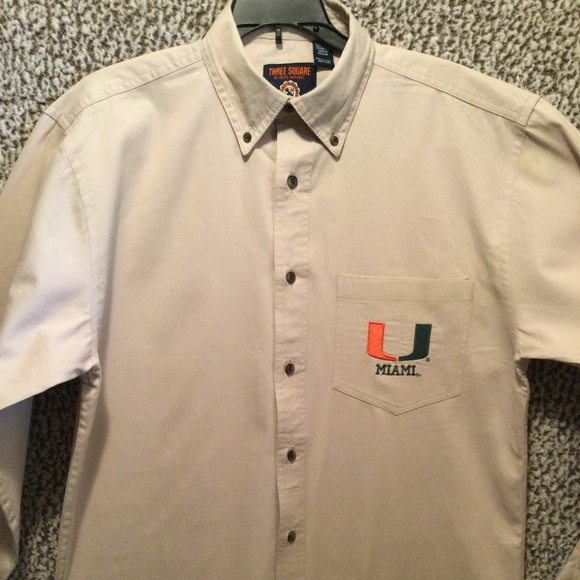 Royce Apparel Other - University of Miami Hurricanes Button Down Long Sleeve Shirt